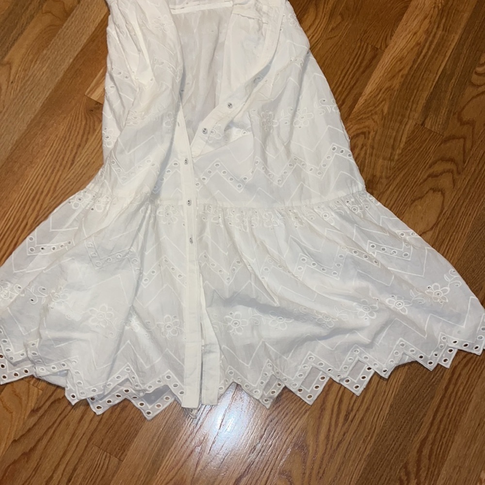 NWT Anthropologie Cymbeline Eyelet Maxi Dress Medium. - Picture 14 of 16